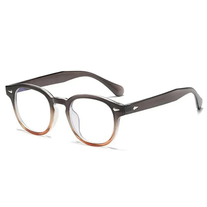 JNPCXI Quality New Retro Round Sunglasses Women Fashion Rivets Decoration Shades UV400 Men Punk Leopard Sun Glasses