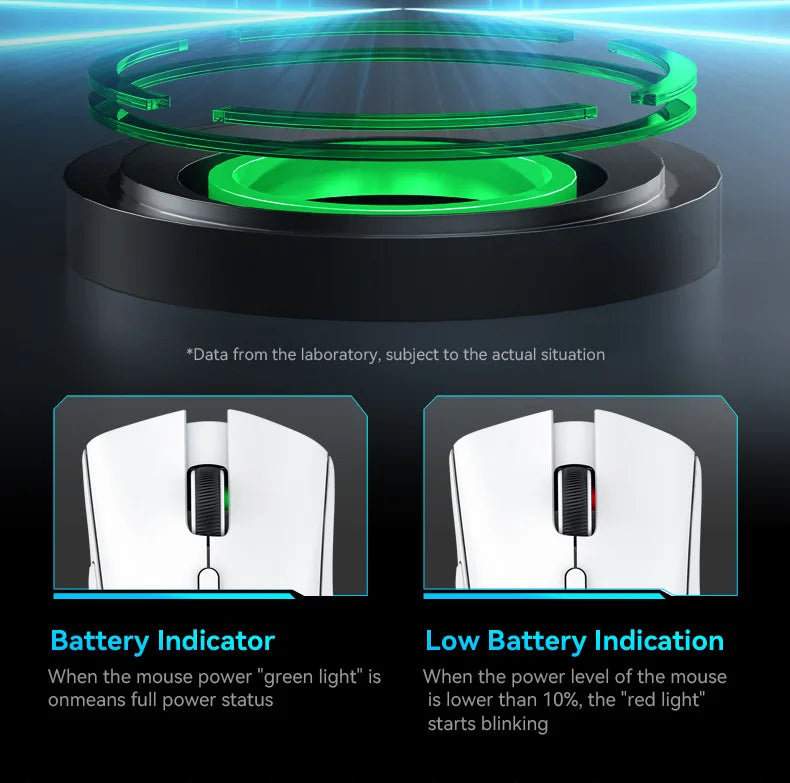Attack Shark R1 Lightweight Bluetooth 2.4G Wireless Gaming Mouse PAW3311 18000DPI Ergonomic Macro Mice