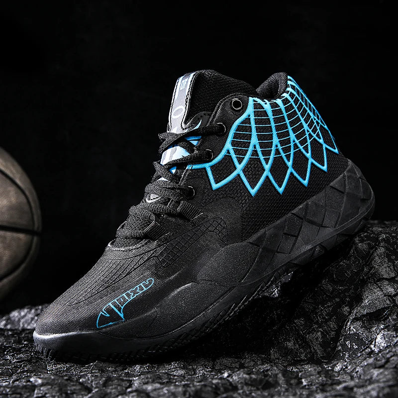 Youth Basketball Shoes for Actual Combat, Outdoor Comfortable Cushioning, Wear-Resistant, Fashionable, Breathable, High Quality