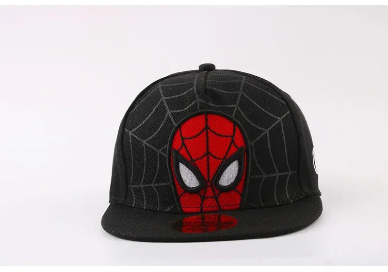 *2026 HotAnime Cartoon Spiderman Hats for Kids Toddler  Baseball Cap Spring Snapback Hip Hop Adjustable Caps