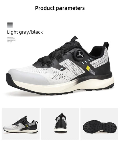 HUMTTO Men's Sneakers Luxury Designer Trail Shoes for Men Anti-slip Sports Hiking Sneaker Man Breathable Outdoor Trekking Boots