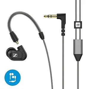 Sennheiser Wired In-Ear Earphones HiFi TrueResponse Dynamic Driver Detachable Cable Noise Isolating Studio Monitoring Hot Sale