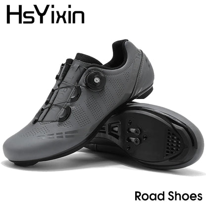 MTB Cycling Shoes Breathable Men’s and Women’s Off-Road Mountain Bike Cycling Shoes Self-Locking Speed Mountain Bike Pedal Shoes