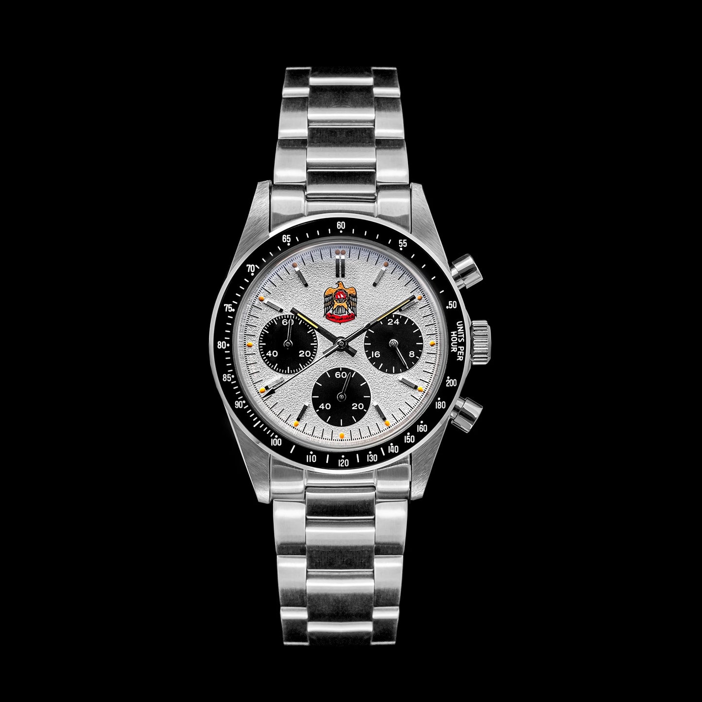 Thorn T010 37mm Quartz Watch VK63 Movement Men's Chronograph Watch Sapphire K9 Glass Luminous Waterproof Fashionable Retro Watch