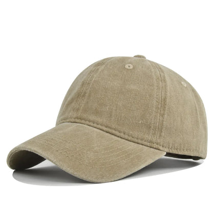 Retro Washed Cotton Baseball Cap Men Women Snapback Hat y2k Hip Hop Caps Solid Color Hat Bone Casquette Outdoor Casual Sport hat