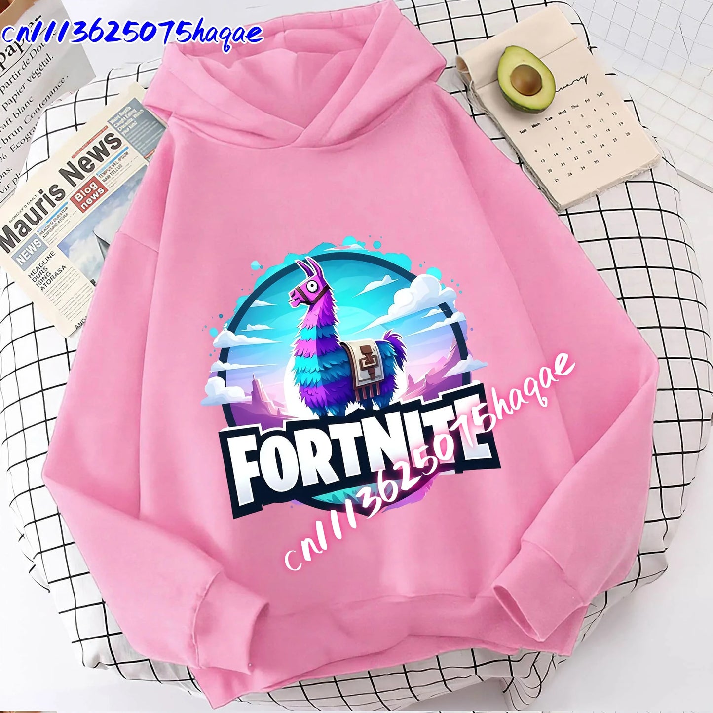 New Fortnite Kids Sweatshirts Cartoon Game Character Printed Hoodie Autumn Casual Children’s Tops Winter Baby Boys Clothing