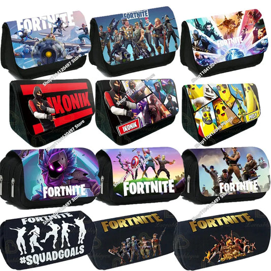 Shooting-Game-Federmäppchen FORTNITED für Jungen, große Kapazität, wasserdichtes Stifteetui, Büro-Schreibwaren, Geschenkspielzeug