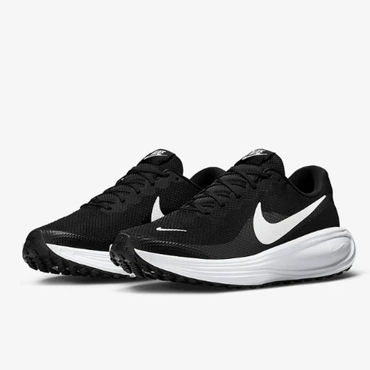 Nike Men's Revolution 8 Mesh Breathable Black White Running Shoes HJ9198-003
