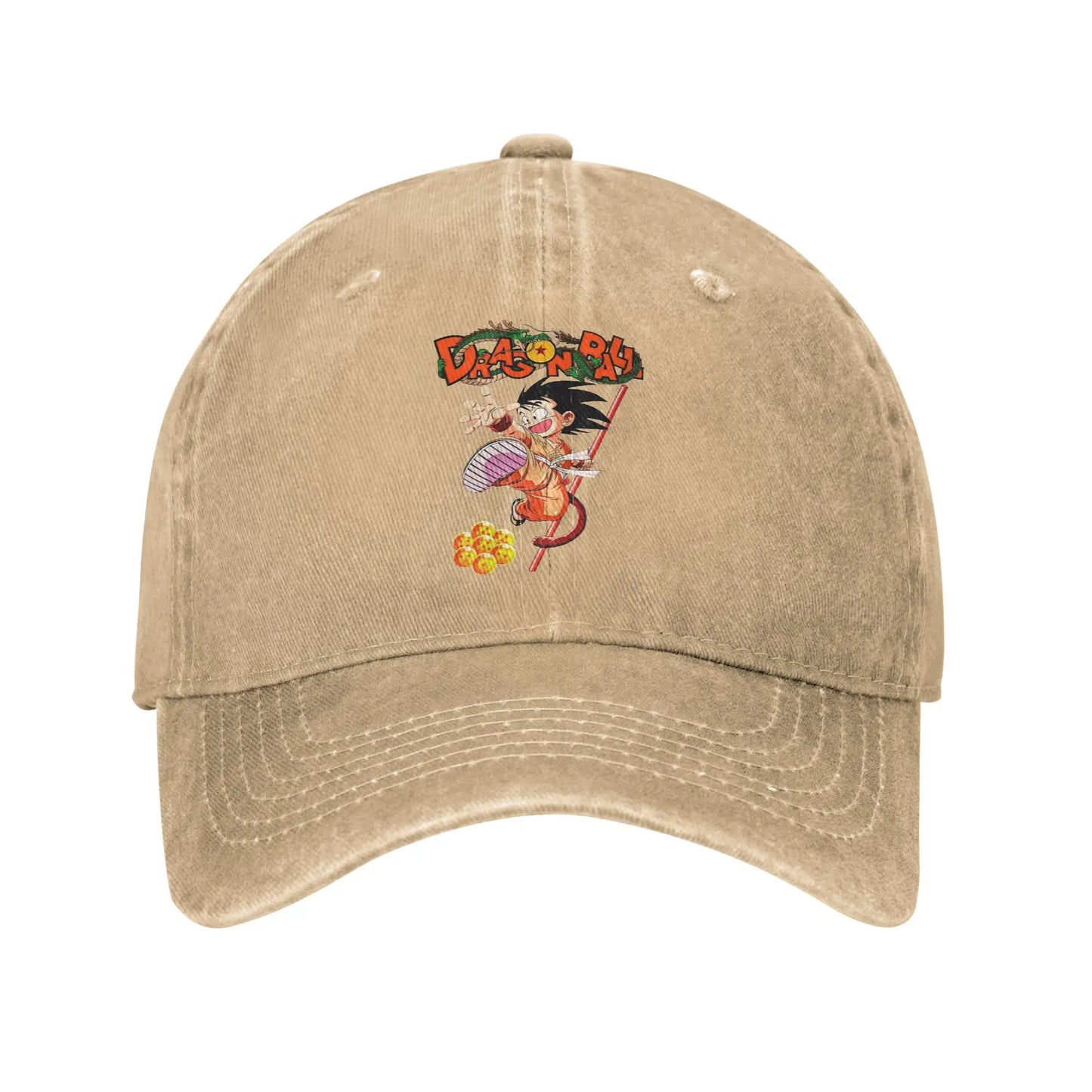 Goku and the Dragon Ball Z Men Women Baseball Cap Distressed Washed Caps Hat Casual Outdoor Activities Adjustable Snapback Cap