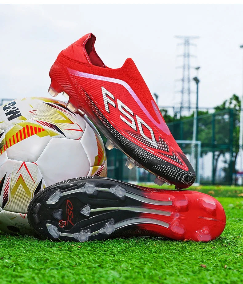 New Men’s Football Boots High-Quality Soccer Shoes Sneakers Match Indoor Non-Slip Grass Cleats High-Top Futsal Hot-Selling Outdoor