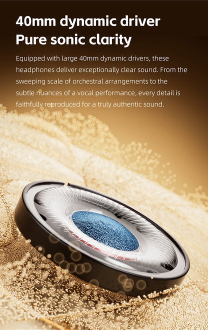 FiiO EH13 Wireless Noise Cancelling Headphones, Hybrid ANC Bluetooth Over-Ear Headphones, 45H Playtime, Headphones for Travel/Game