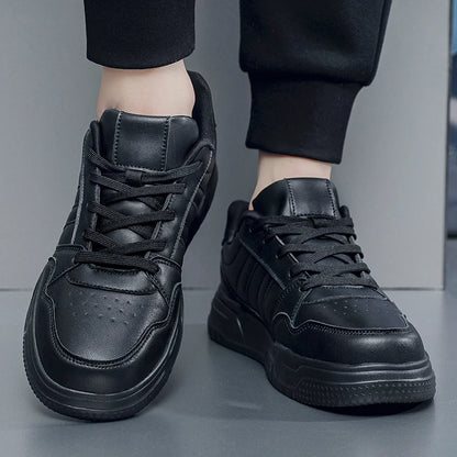 Plus Big Size 50 51 52 Men's Leather Sneakers Casual Sports Shoes Flat Skateboard Shoes Hot Sale for Dropshipping