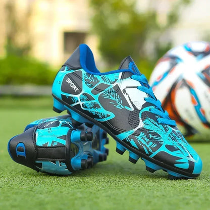 New Men Kids Soccer Shoes Cleats Adult Professional Football Boots Ultralight Non-Slip Grass Boys Training Shoes Drop Shipping