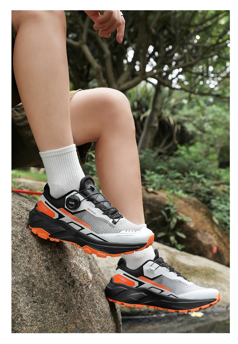 Frühlings- & Sommer-Laufschuhe für Herren – Outdoor-Wanderschuhe, abriebfeste Trailschuhe mit BOA-Verschluss, atmungsaktiver Sport- & Freizeitstil