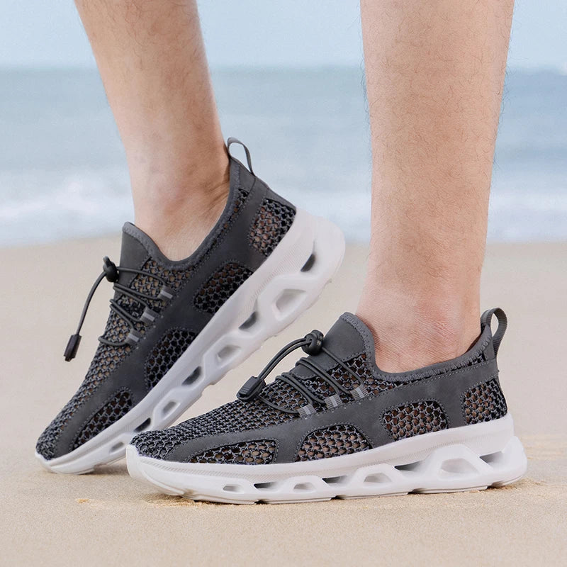 2026 Men and Women Quick-Dry Wading Shoes, Water Breathable AquaIn Upstream Antiskid Outdoor Sports Wearproof Beach Sneakers, Sizes 39-46