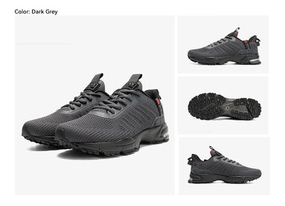 Baasploa Professional Running Shoes For Men Lightweight Men's Designer Mesh Sneakers Lace-Up Male Outdoor Sports Tennis Shoe