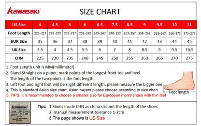 Kawasaki CROSS SPACE MID 2.0 Badminton Shoes Upgraded Shock-Absorbing Auto Knob Professional Sport Shoes Men 2024 New