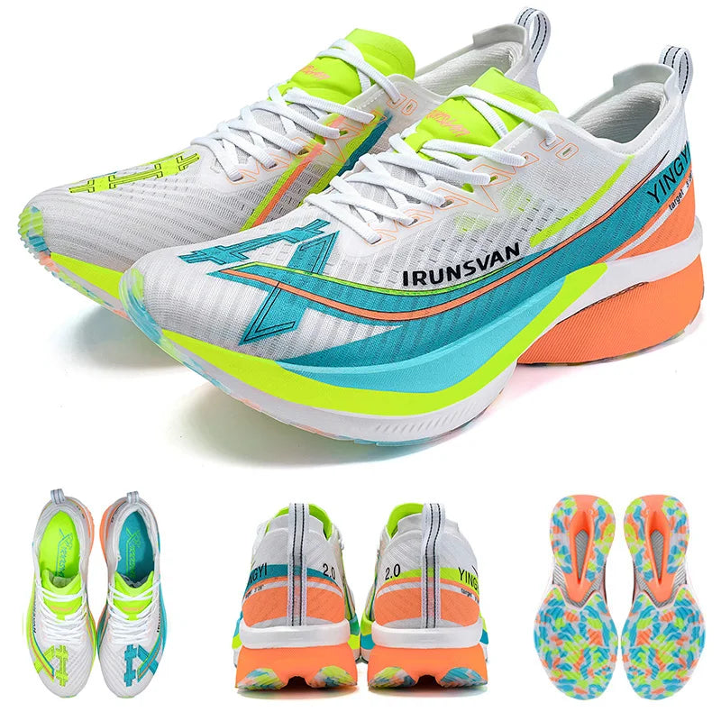 2025 Carbon-Platten-Marathonlaufschuhe Professional Test; stabile Unterstützung, ultraleichte Bounce-Schuhe Unisex 088