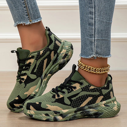 Camouflage Shoes Four Seasons New Mesh Breathable Sports Shoes Youth Casual Outdoor Shoes