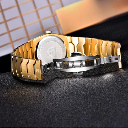 PAGANI DESIGN Men's Quartz Watches Ultra-Thin 7mm Series 37mm Sapphire Stainless Steel Waterproof Watches for Men TMI VJ21