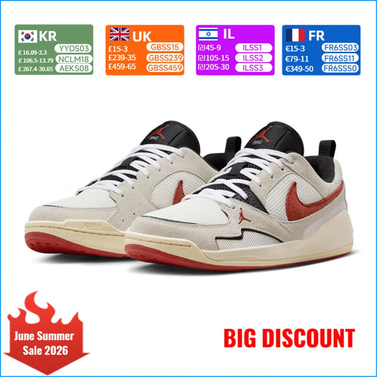 Nike Jordan CMFT Era Men's Shoes - Slip-Resistant & Durable Black & White Panda Print Fashionable Low-Top Sneakers HJ6777-101