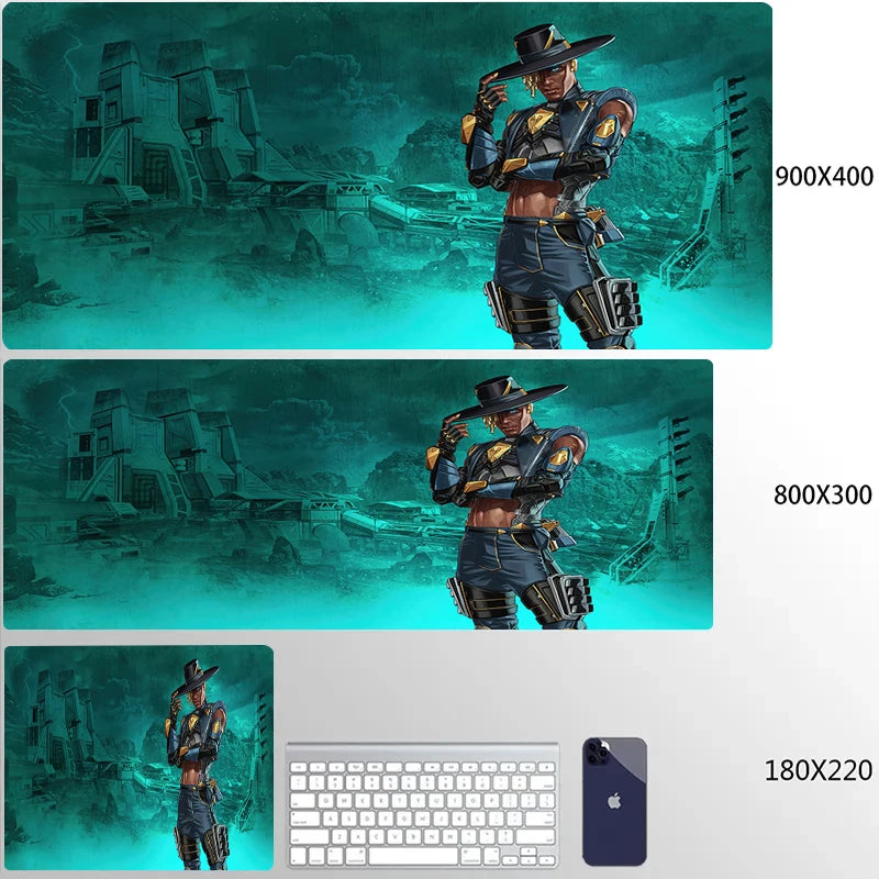 800x300 Apex Legends Mousepad Xxl Funny Unique Desktop Pad Game Mousepad PC Size for large Edge Locking Game Keyboard Pad XL