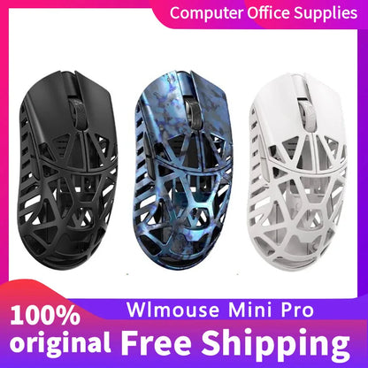 Wlmouse Mini Pro Mouse professionale ultraleggero in lega di magnesio, mouse gaming wireless trimodale, polling rate 8K, PAW3950, DPI30000