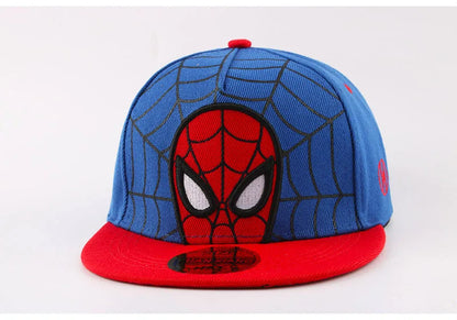 *2026 HotAnime Cartoon Spiderman Hats for Kids Toddler  Baseball Cap Spring Snapback Hip Hop Adjustable Caps