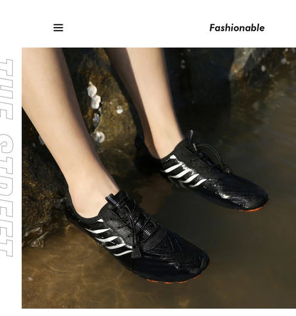 Men and Women Water Shoes, Aqua Shoes, Drainage Beach Sports Swim Sandals, Quick Dry Boating Barefoot Diving Fishing Surfing Sneakers