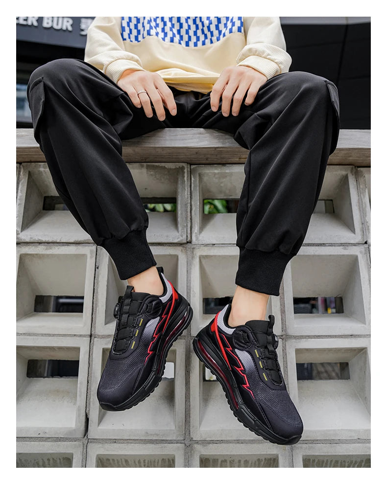 Frühlings- & Sommer-Laufschuhe für Herren – Outdoor-Wanderschuhe, abriebfeste Trailschuhe mit BOA-Verschluss, atmungsaktiver Sport- & Freizeitstil
