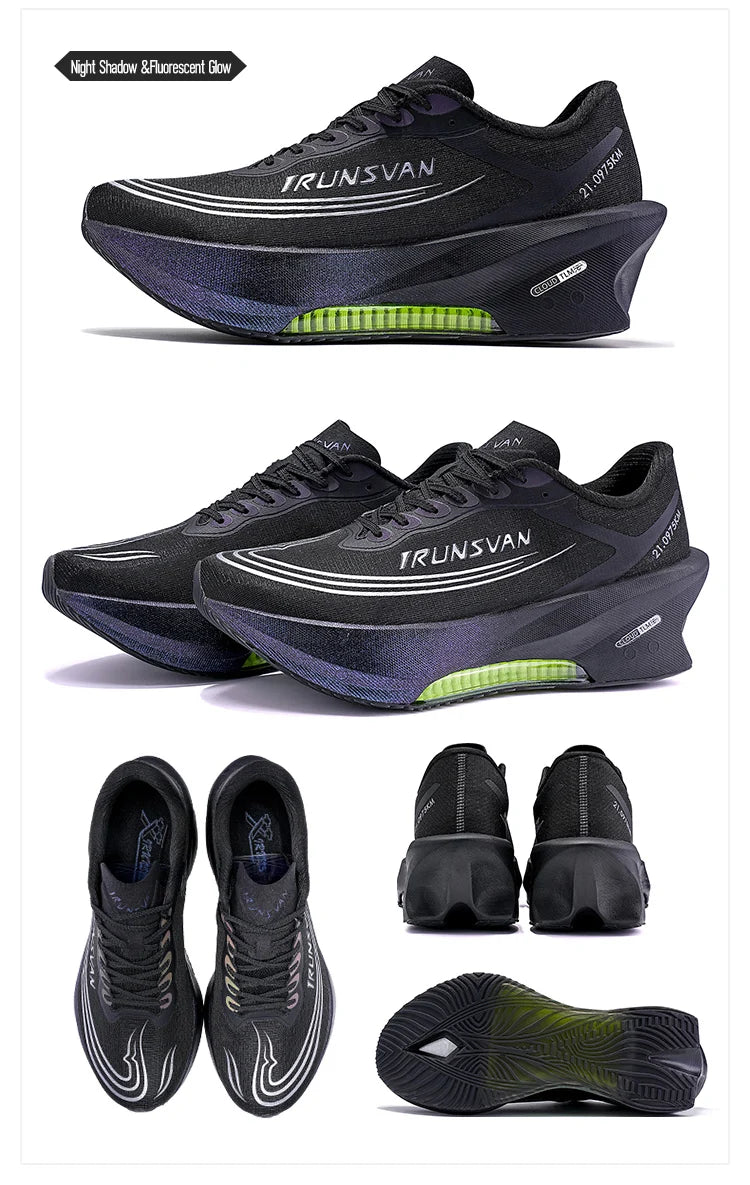 IRUNSVAN Airflow Capsule Sports Shoes Marathon Boardless Training Exclusive Running Shoes for Men and Women 166