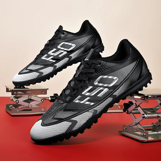 Adult TF football shoes are breathable, mesh, durable, flexible, casual, outdoor, stable, and professional football shoes