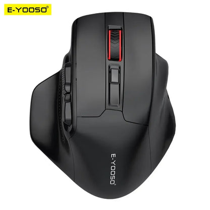 E-YOOSO X-31 Pro USB Gaming Large Mouse, Supports Bluetooth 2.4G Wireless, PAW3212 4800 DPI for Gamer Mice, Computer, Laptop, PC
