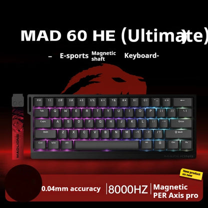 Madcatz Mad60 Mad68 HE 8k Mechanical Keyboard Magnetic Switch Wired 60% 68% Gaming Keyboards Rapid Trigger Customs Keyboards