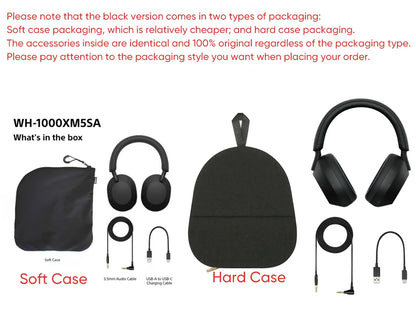 Original Sony WH-1000XM5 Wireless Active Noise Cancelling Headphone 30mm Specially Designed Driver Unit
