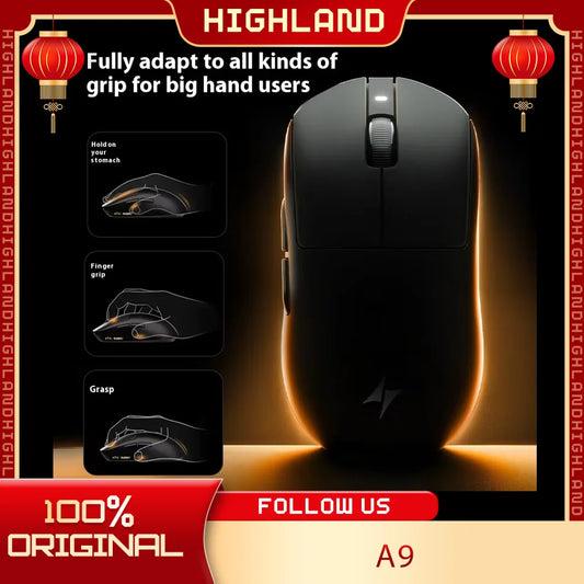 Mouse Gaming Wireless ATK A9 Plus A9/A9 SE/A9 Pro Tri-Mode 8K, Leggero, A9 Ultimate per E-sport e PC, Regalo Personalizzato