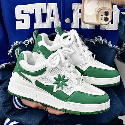 Fashion Men's Shoes Trend Street Skateboard Shoes Man Luxury Brand Training Sneakers Mesh Breathable Casual Shoes Men's Tennis Shoes