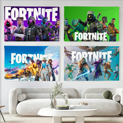 Adventure-Game F-FORTNITE-Flagge, geeignet für Party, Club, Outdoor, Innenbereich, Wandkunst-Dekoration, Banner, Geschenk