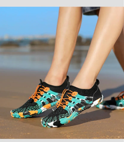 Unisex Quick-Drying Breathable Aqua Shoes Barefoot Beach Footwear for Adults and Kids Gym Outdoor Training Sneakers Size 28-46