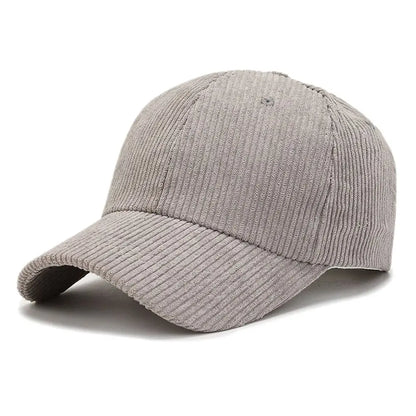 Unisex Corduroy Corduroy Baseball Cap Adjustable Sun Hat Hip Hop Cap Men
