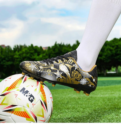 New Men’s Soccer Shoes Boys Original Football Shoes TF/AG Indoor Professional Football Field Boots Society Cleats Sneakers Non-Slip