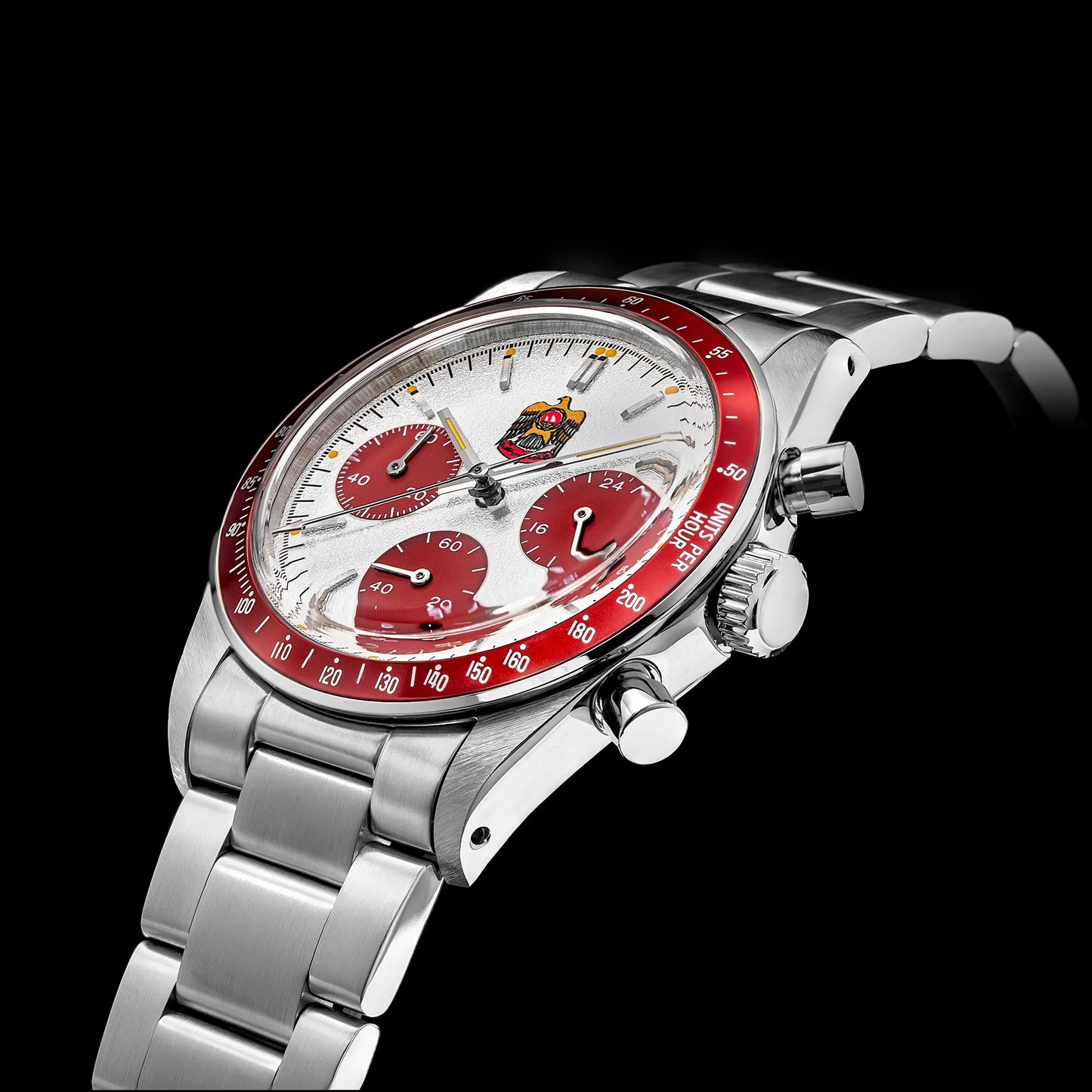 Thorn T010 37mm Quartz Watch VK63 Movement Men's Chronograph Watch Sapphire K9 Glass Luminous Waterproof Fashionable Retro Watch
