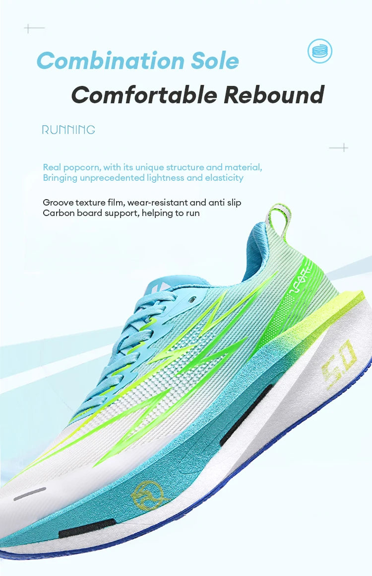 5.0 MIX Carbon Plate Laufschuhe für Herren und Damen, Renn- und Marathon-Sneaker mit stabilem Rebound, stoßdämpfend, für das Training