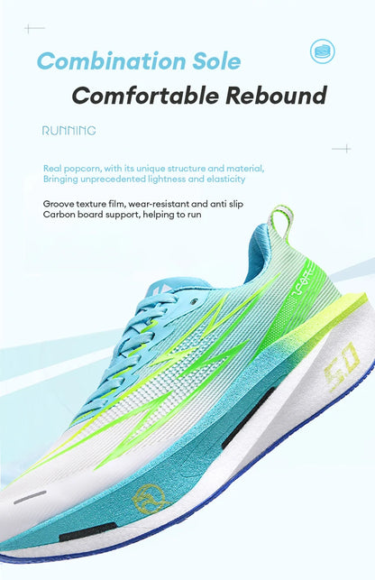 5.0 MIX Carbon Plate Laufschuhe für Herren und Damen, Renn- und Marathon-Sneaker mit stabilem Rebound, stoßdämpfend, für das Training
