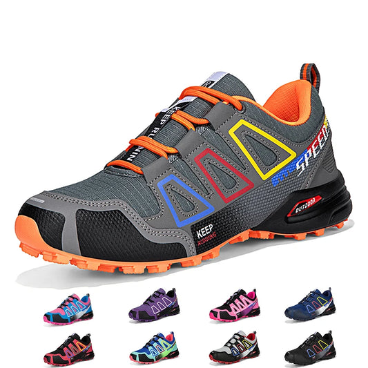 Men's Hiking Shoes Outdoor Sports Shoes Lace-up Hiking Shoes Women's Hiking Sports Shoes Non-slip Hunting Tactical Sports Shoes