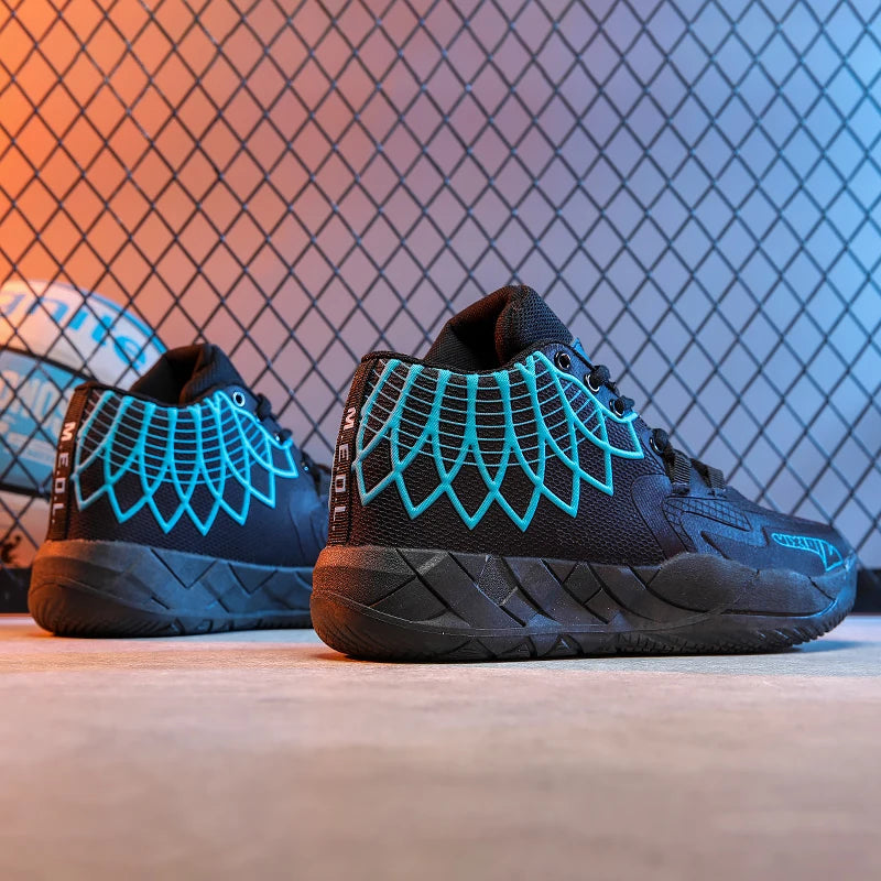 Youth Basketball Shoes for Actual Combat, Outdoor Comfortable Cushioning, Wear-Resistant, Fashionable, Breathable, High Quality