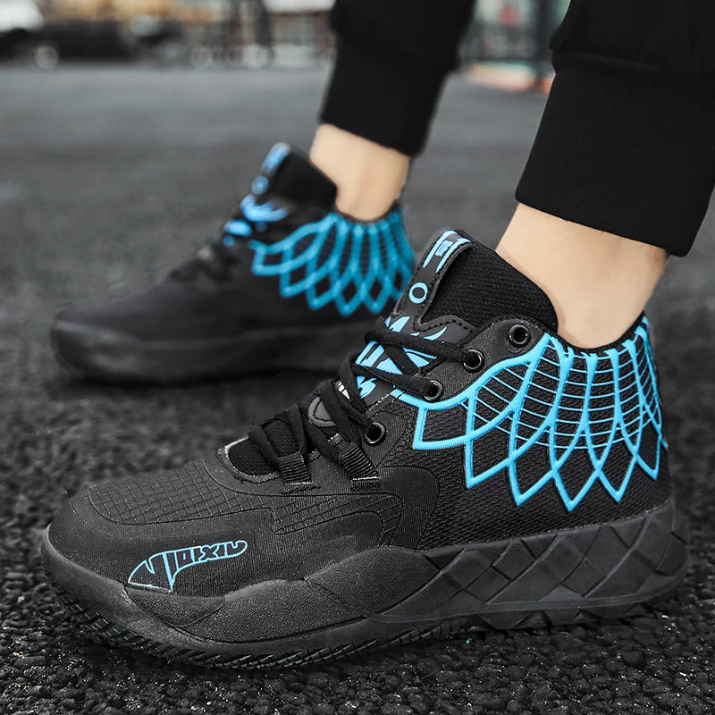 Youth Basketball Shoes for Actual Combat, Outdoor Comfortable Cushioning, Wear-Resistant, Fashionable, Breathable, High Quality