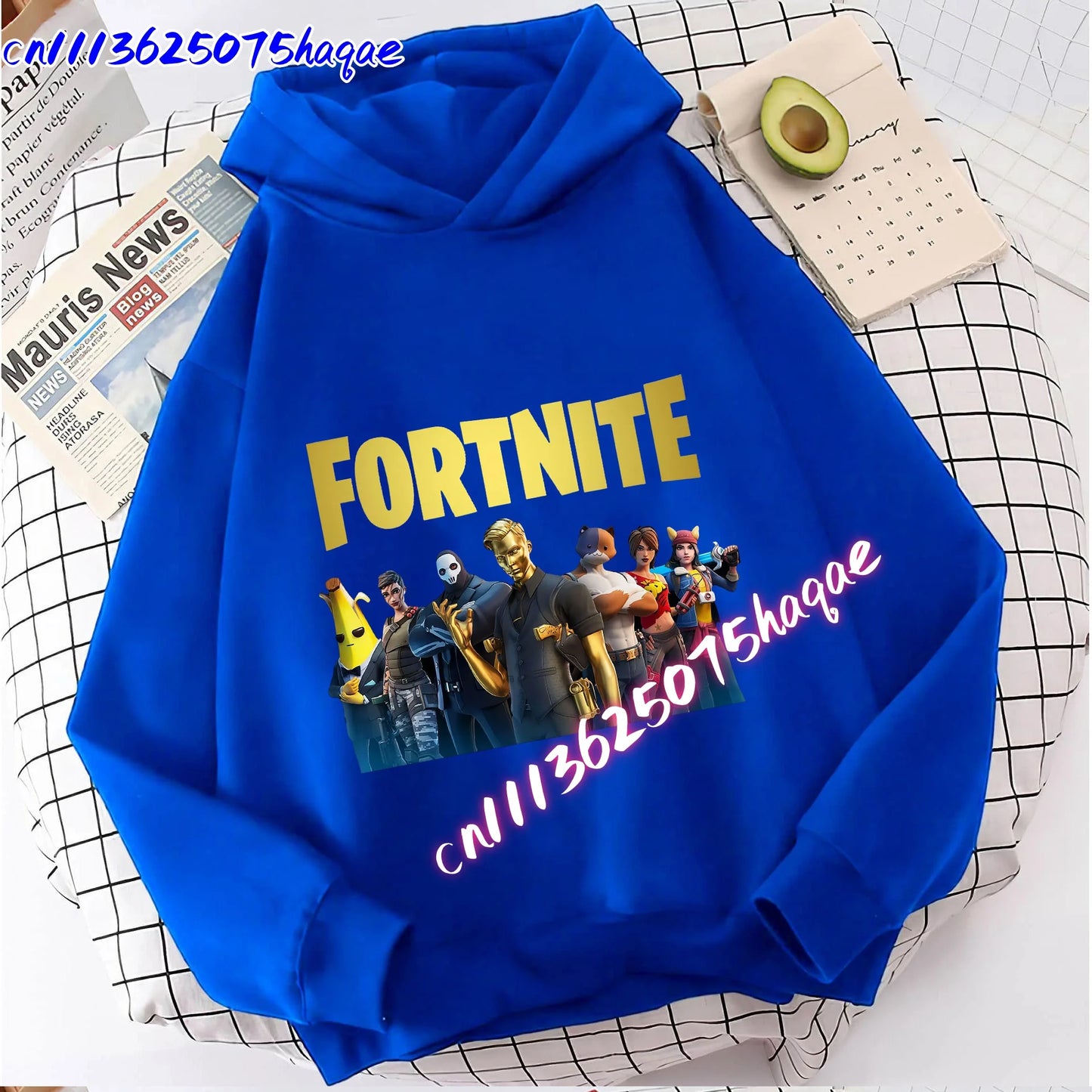 New Fortnite Kids Sweatshirts Cartoon Game Character Printed Hoodie Autumn Casual Children’s Tops Winter Baby Boys Clothing