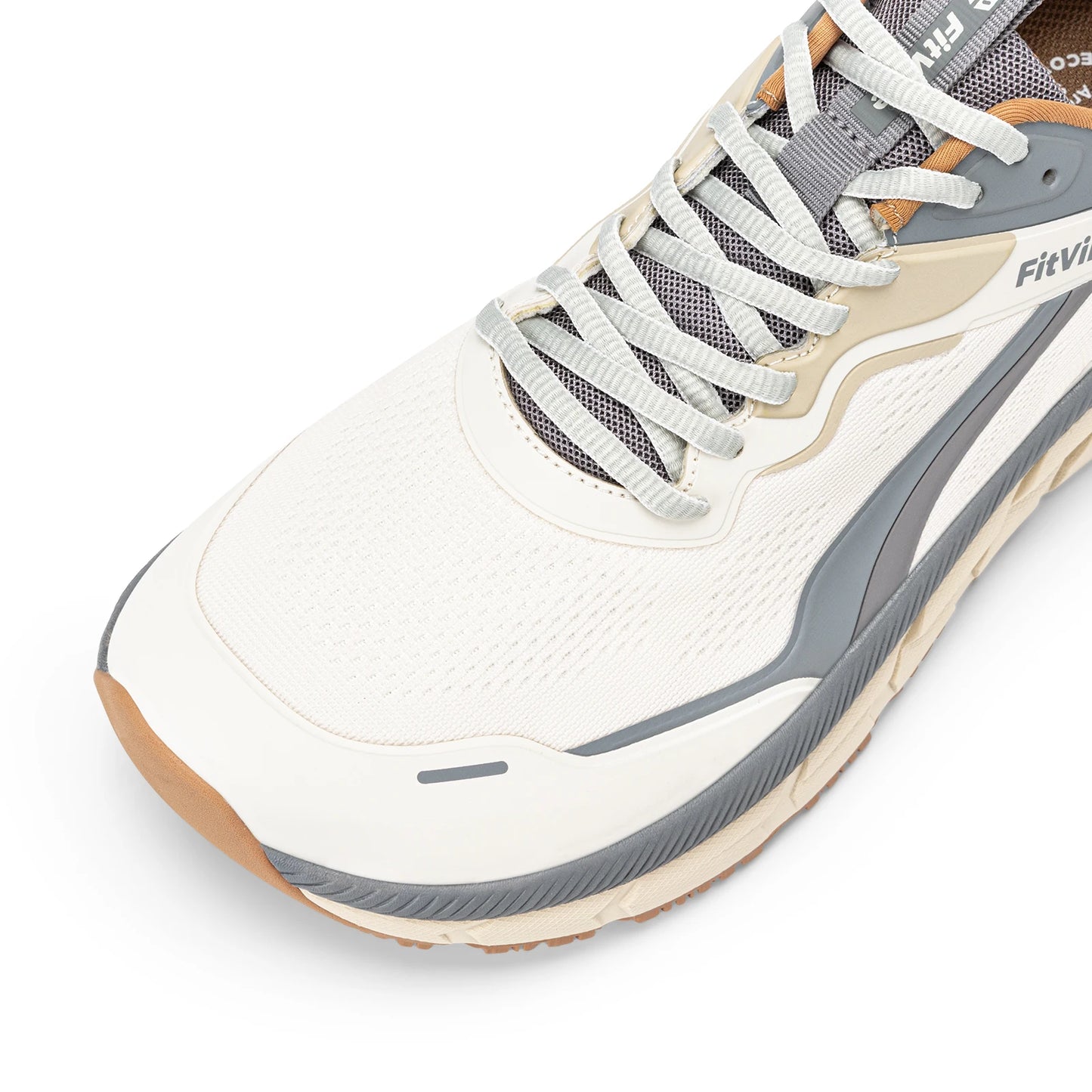 FitVille Men's Wide Toe Box Shoes, Cushioned Sneakers, Non-Slip, Lightweight, Breathable Running Shoes for Swollen Feet