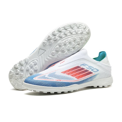 Men's Football Boots Futsal Ultralight Soccer Shoes Training TF Match Long Spikes Breathable Indoor Sneakers Cleats Drop Shipping
